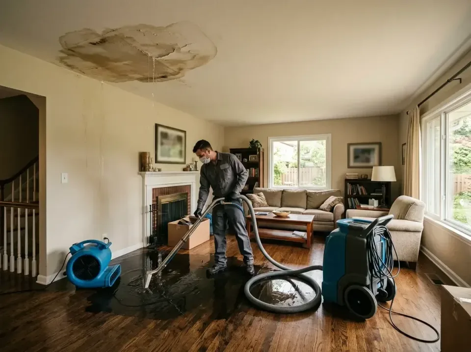 attic-pipe-burst-ceiling-drip-008 — frequently asked questions, Water Damage Restoration & Carpet Care in Norwalk, IA